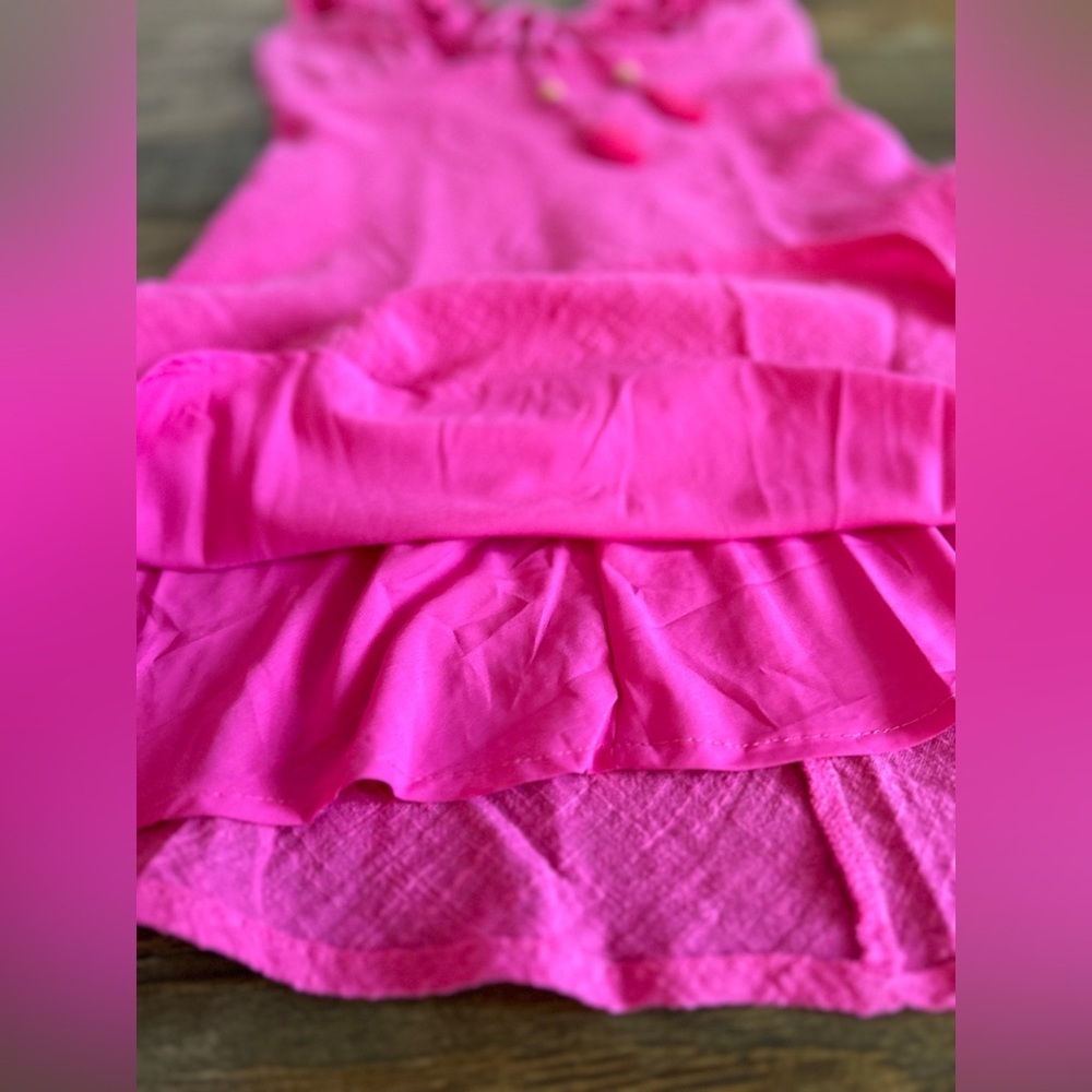 💖5 for $50💖MUSTARD SEED Hot pink ruffled mini dress NWT - Picture 12 of 15